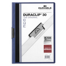 220007 Папка с клипом DURACLIP ORIGINAL 30 синяя