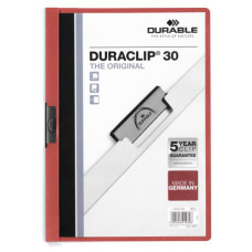 220003 Папка с клипом DURACLIP ORIGINAL 30 красная