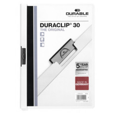 220002 Папка с клипом DURACLIP ORIGINAL 30 белая