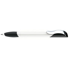 3201 ШР Hattrix Polished Basic Soft grip zone ClipMetal бело/черный  Black